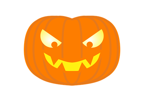 Glowing Jack O Lantern Illustration PNG image