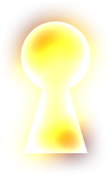 Glowing Keyhole Abstract PNG image