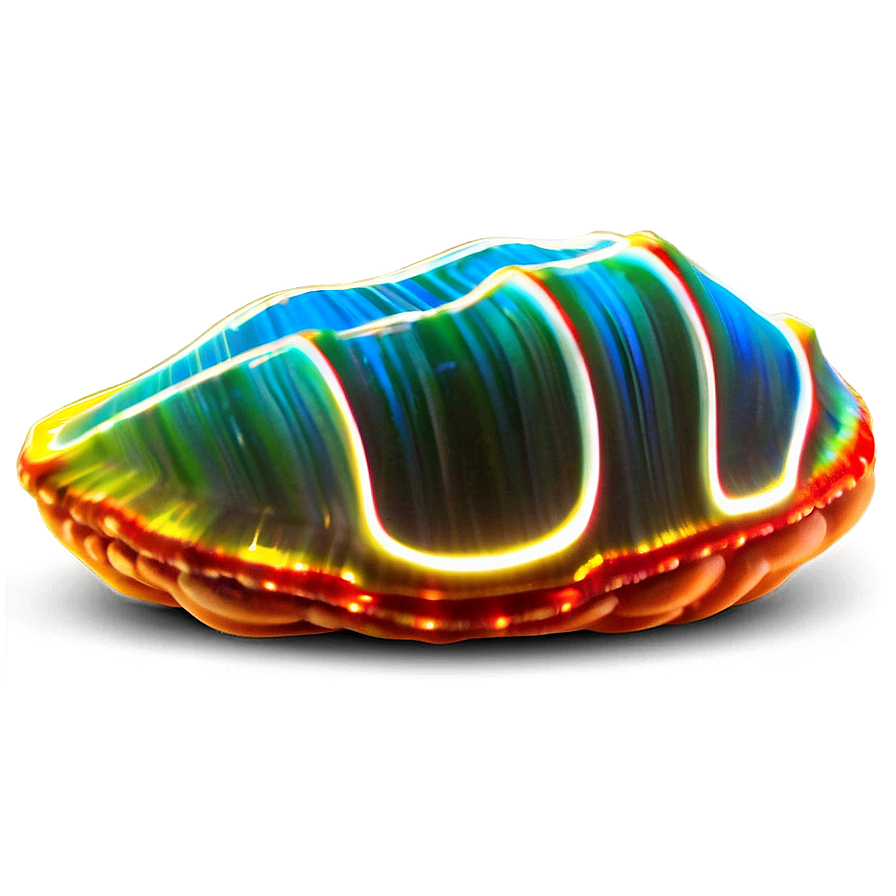 Glowing Neon Clam Png 65 PNG image