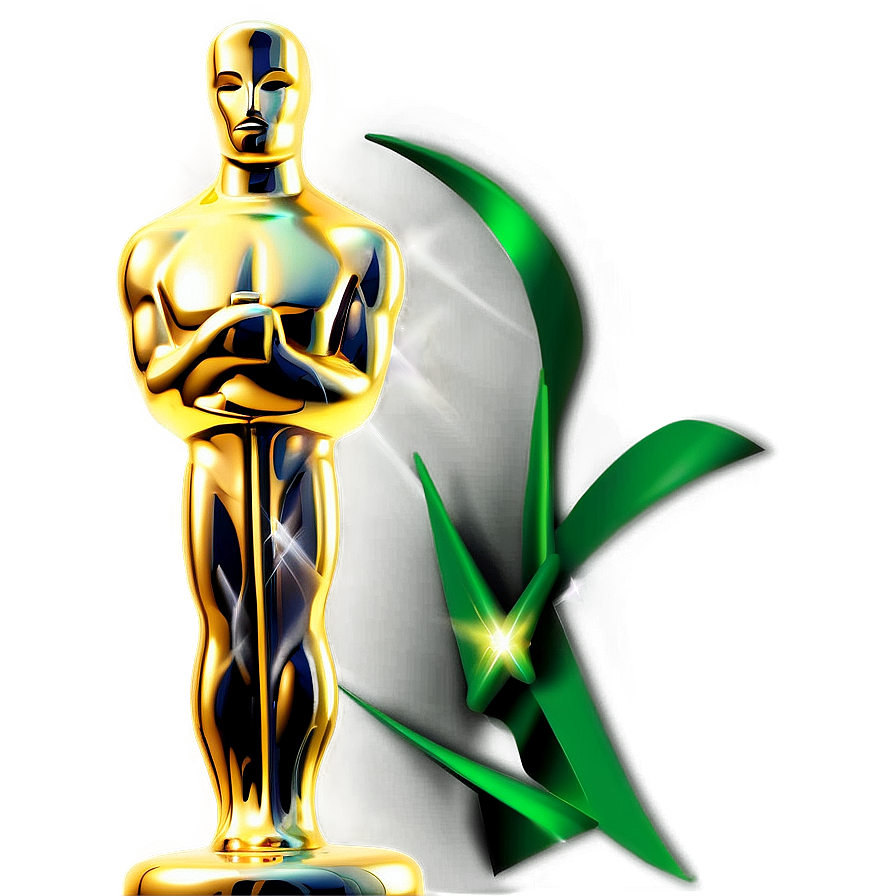 Glowing Oscar Trophy Png 59 PNG image