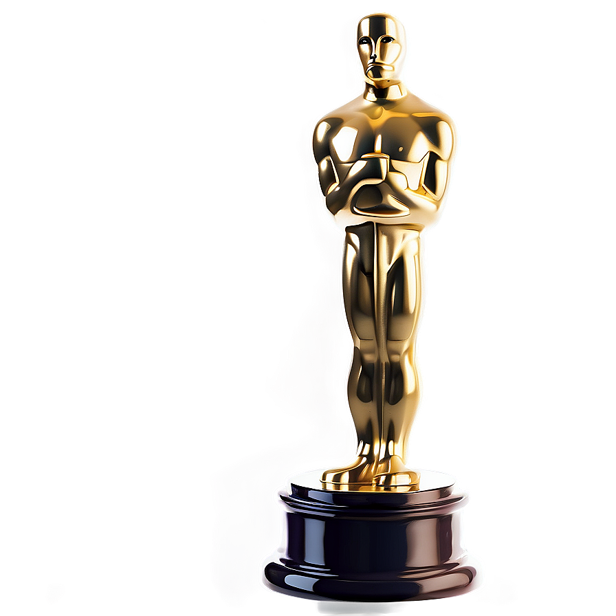 Glowing Oscar Trophy Png Ngr PNG image