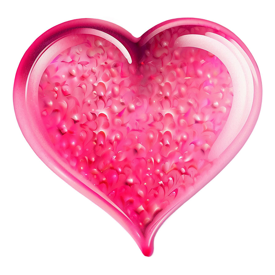 Glowing Pink Heart Emoji Png 06262024 PNG image