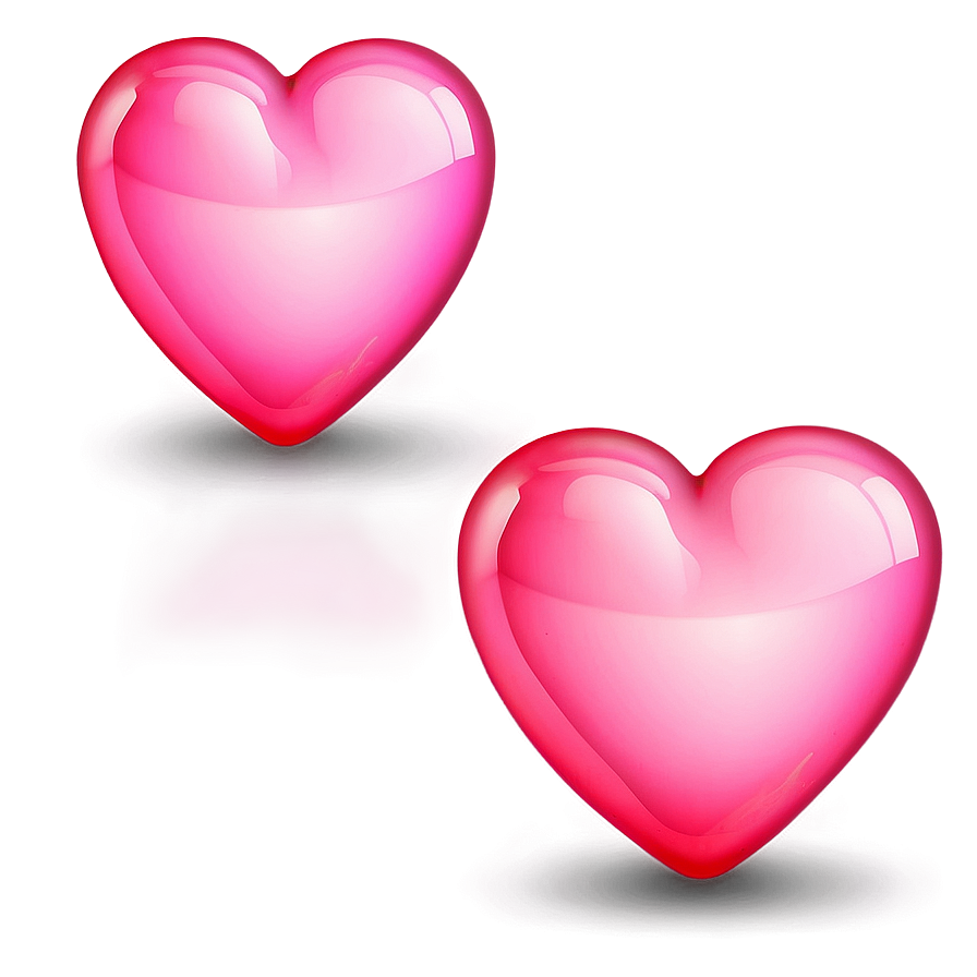 Glowing Pink Heart Emoji Png 13 PNG image