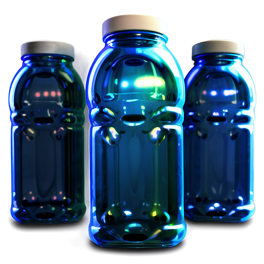 Glowing Plastic Bottle Png Oev61 PNG image