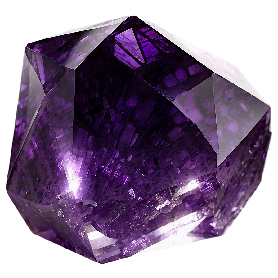 Glowing Purple Amethyst Crystal Png 05212024 PNG image