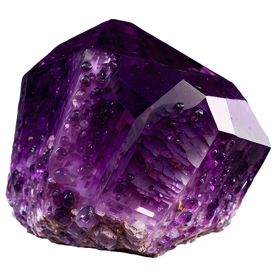 Glowing Purple Amethyst Crystal Png 98 PNG image
