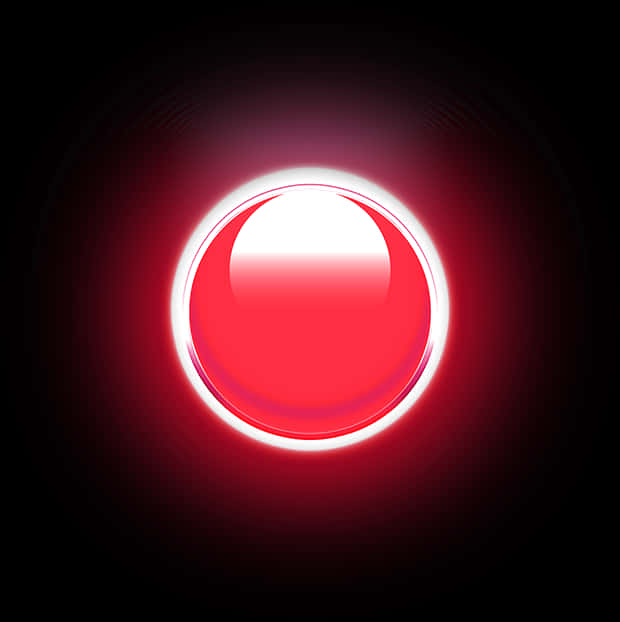 Glowing Red Circle Abstract PNG image