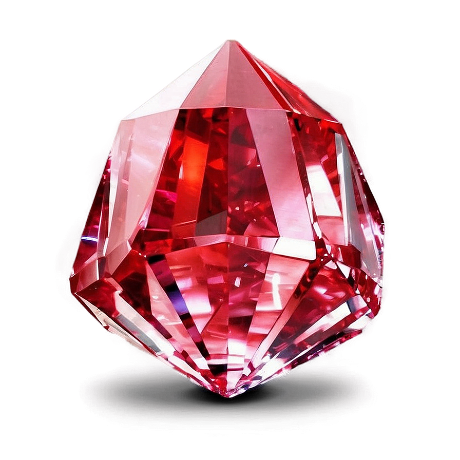 Glowing Red Crystal Png 06242024 PNG image