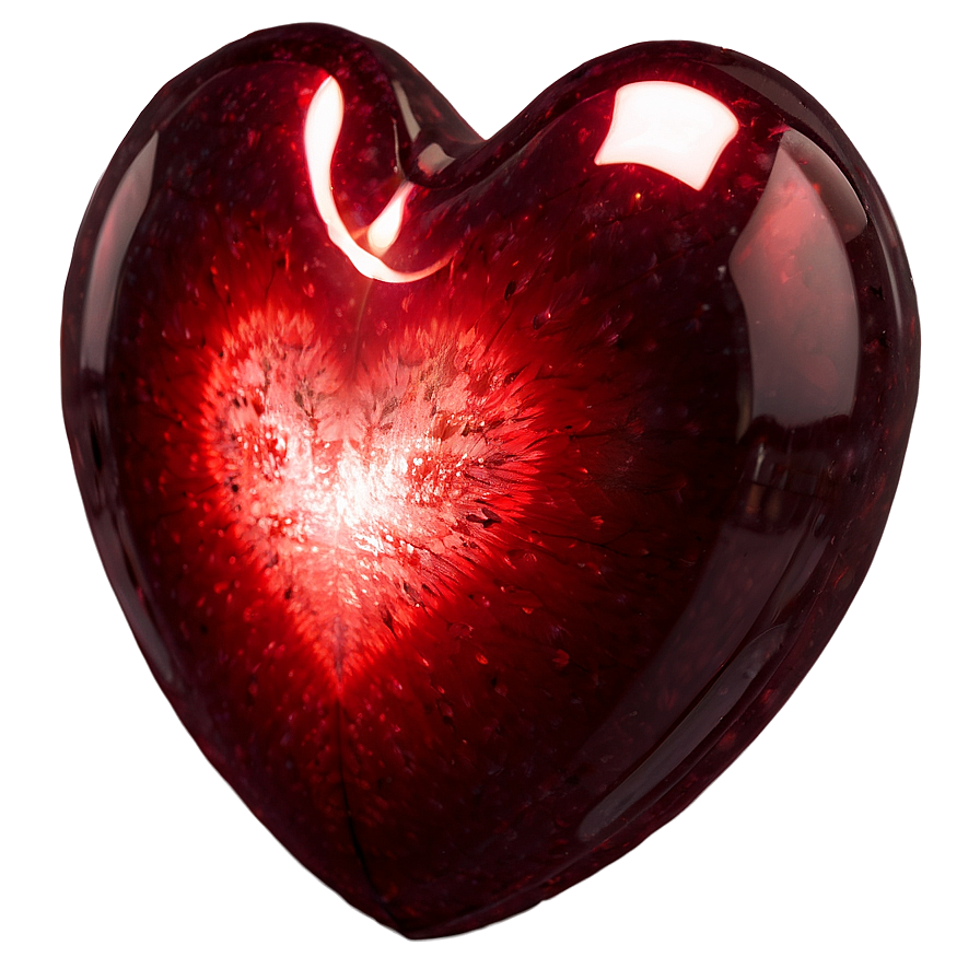 Glowing Red Heart Png Aki PNG image