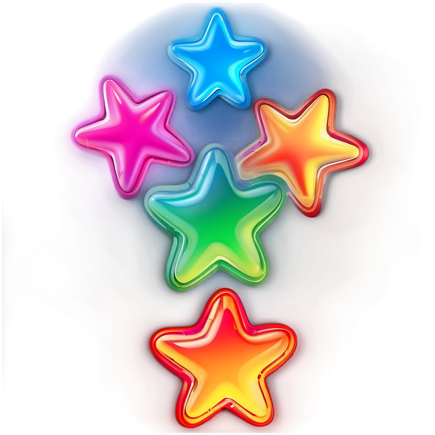 Glowing Rounded Star Png Tqe13 PNG image