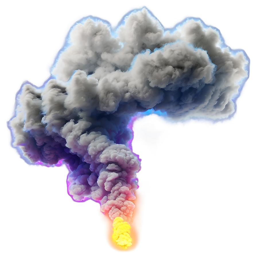 Glowing Smoke Trail Png 90 PNG image