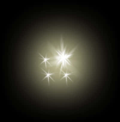 Glowing Sparkleson Dark Background PNG image