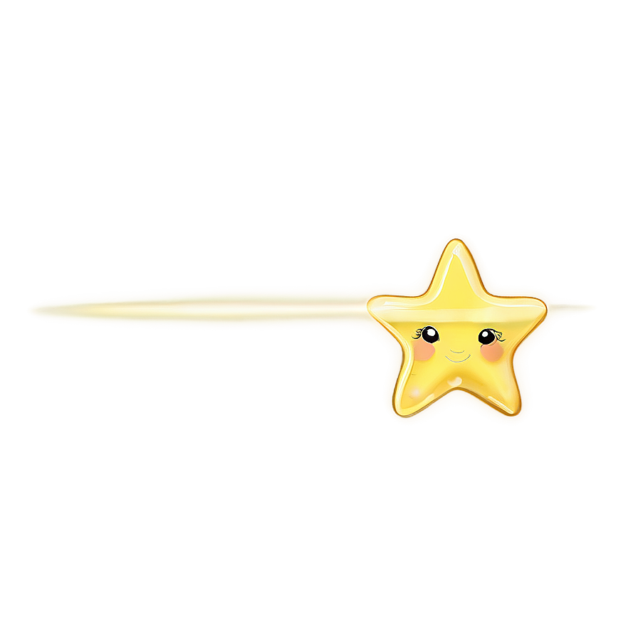 Glowing Star Cute Png 7 PNG image