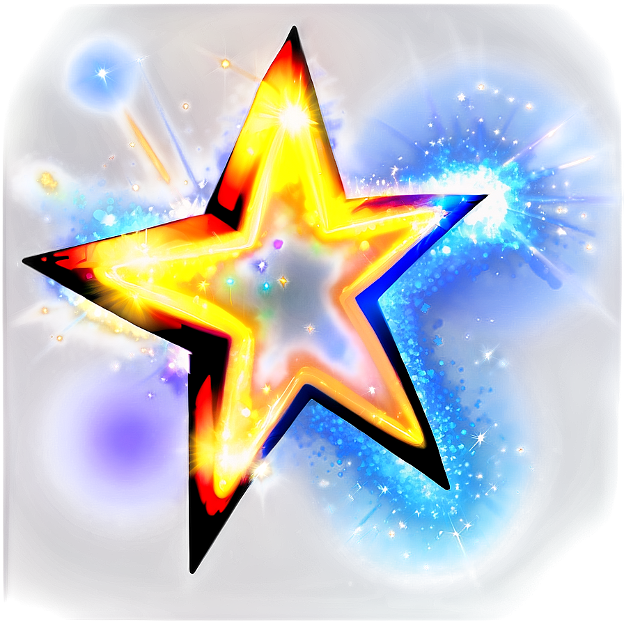 Glowing Star Sparkle Png 06132024 PNG image