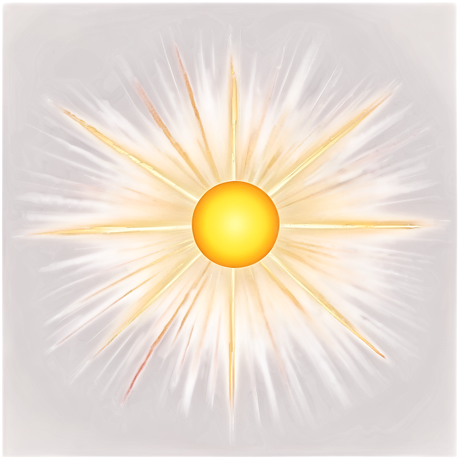 Glowing Sun Rays Png 05242024 PNG image