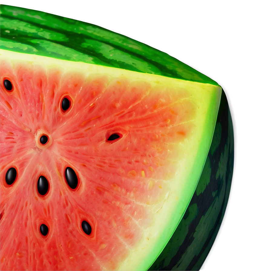 Glowing Watermelon Slice Png Vtl PNG image