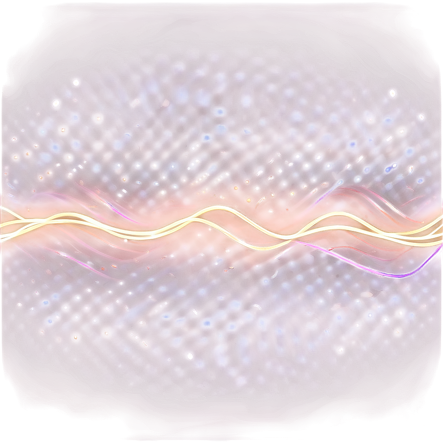 Glowing Wavy Lines Night Png 06212024 PNG image