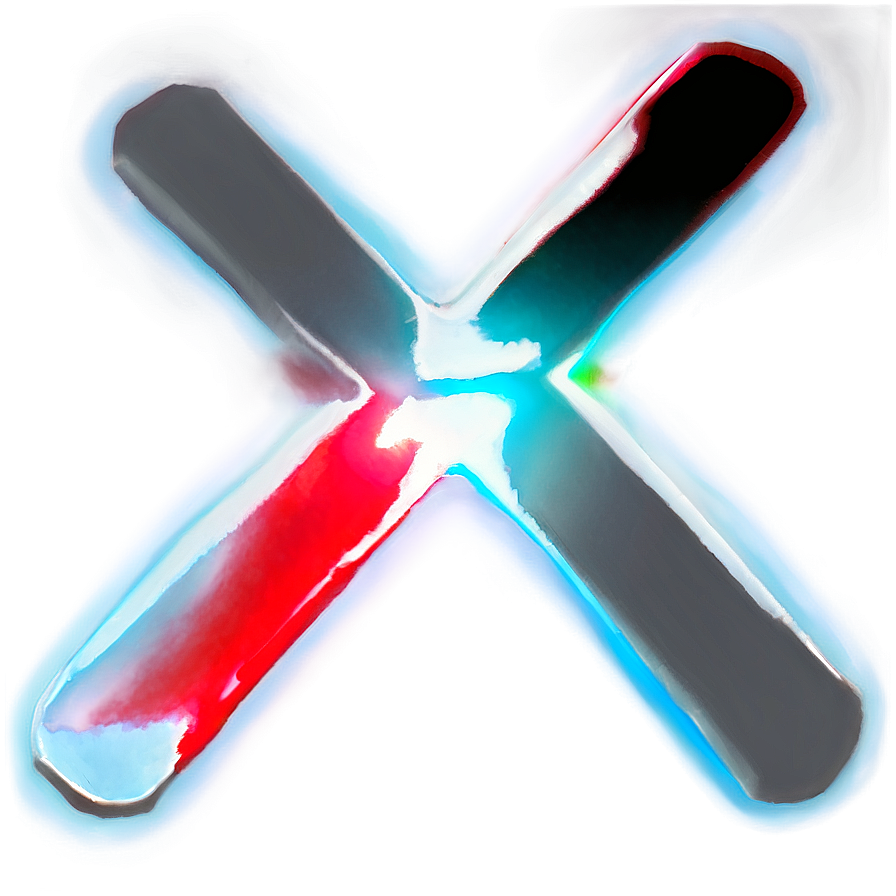 Glowing X Mark Png Jlw86 PNG image