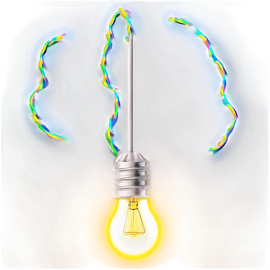 Glowing Yellow Light Bulb Png 29 PNG image