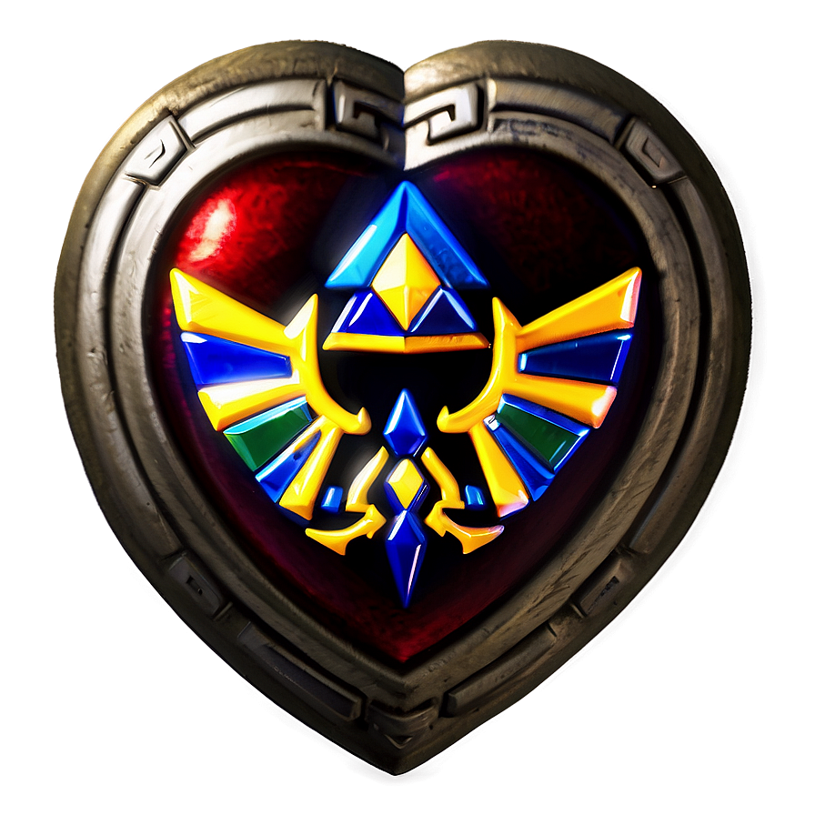 Glowing Zelda Heart Png 25 PNG image