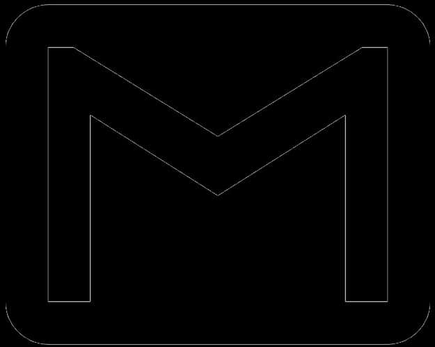 Gmail Logo Outline PNG image