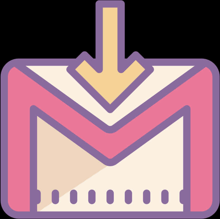 Gmail Logo Stylized Download Icon PNG image