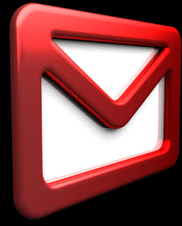 Gmail Logo3 D Red PNG image