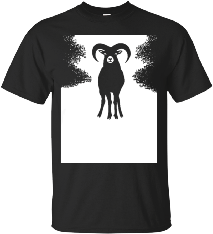 Goat Graphic T Shirt Design PNG image