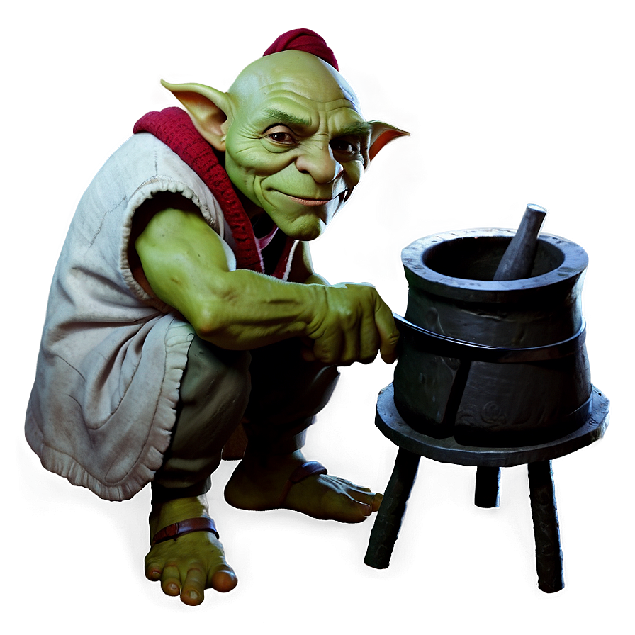 Goblin Blacksmith At Work Png Mxm10 PNG image