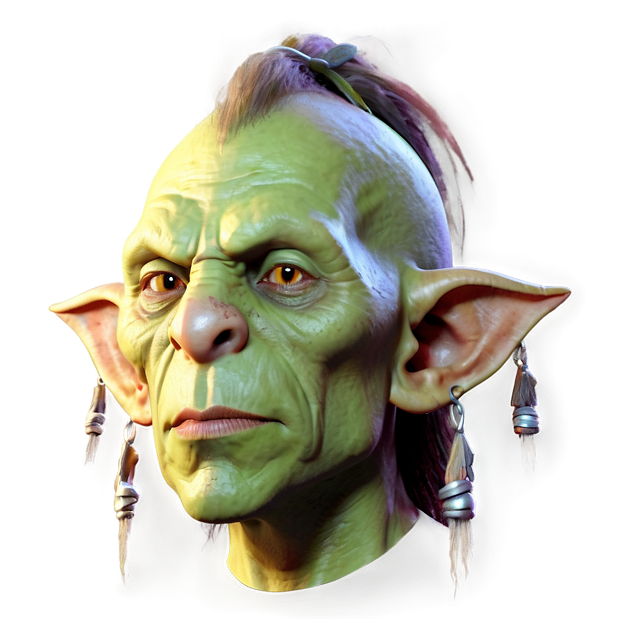 Goblin Chief Portrait Png 05252024 PNG image