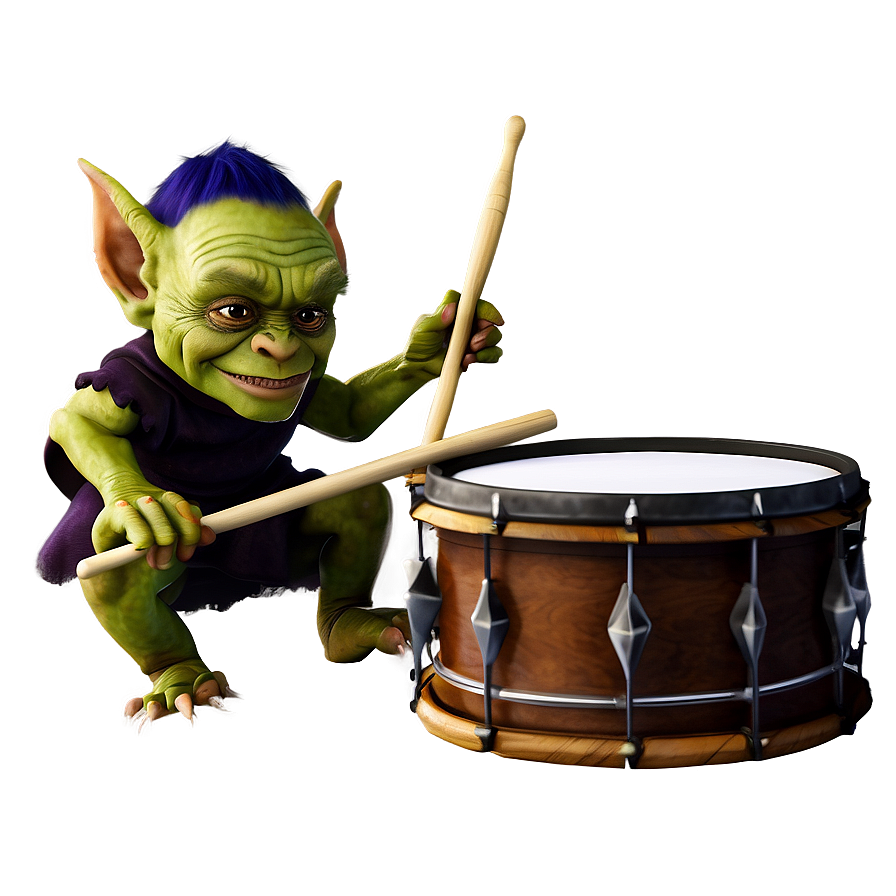 Goblin Playing Drums Png 05252024 PNG image