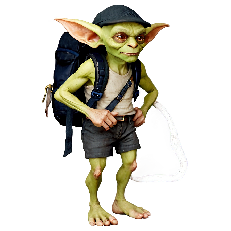 Goblin With A Backpack Png 05252024 PNG image