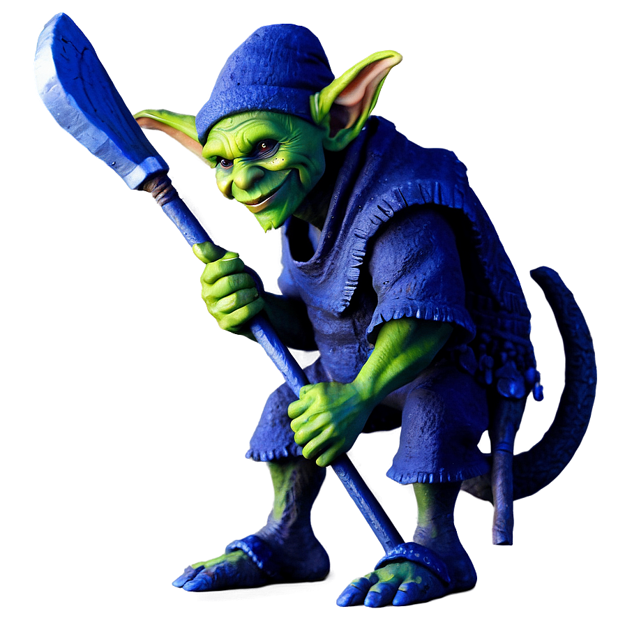 Goblin With A Club Png 05252024 PNG image