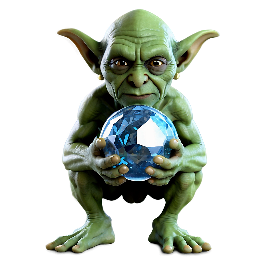 Goblin With A Crystal Ball Png 65 PNG image