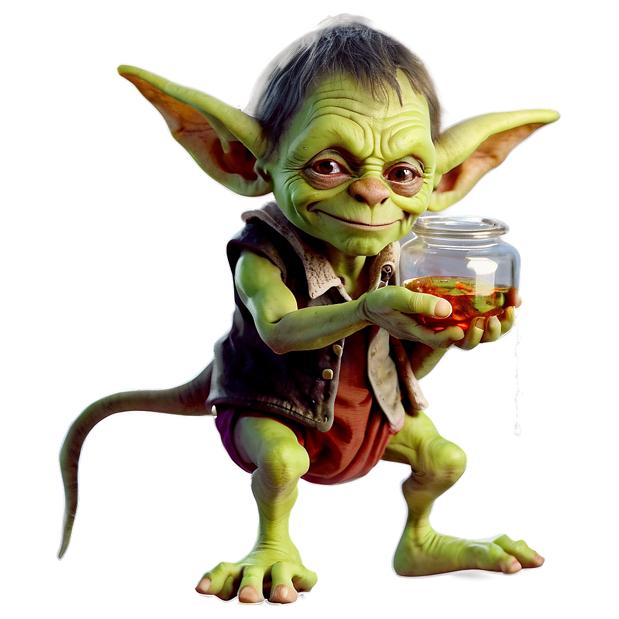 Goblin With Magic Potion Png 05252024 PNG image