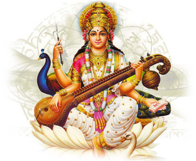 Goddess_ Saraswati_ Artistic_ Representation.png PNG image