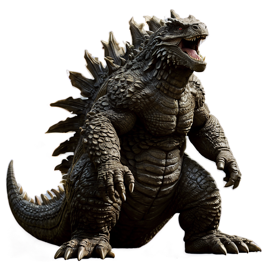 Godzilla 2014 Legendary Pose Png Qbt98 PNG image