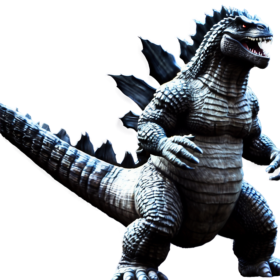 Godzilla In Battle Png 05212024 PNG image