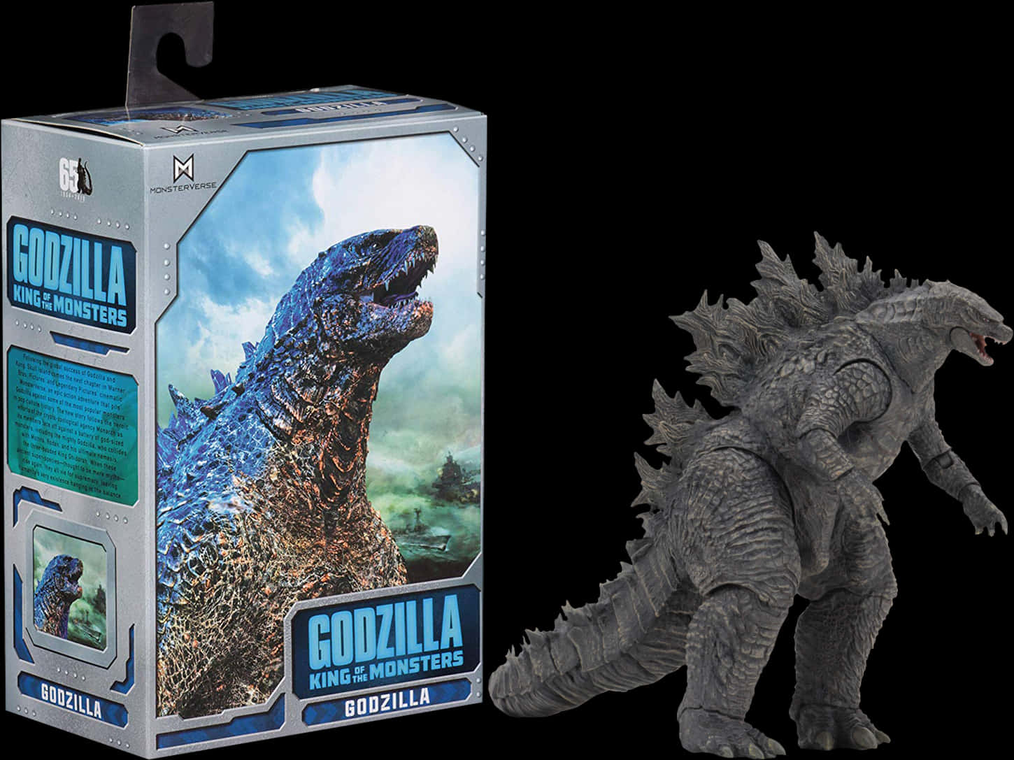 Godzilla Kingof Monsters Action Figure Packaging PNG image