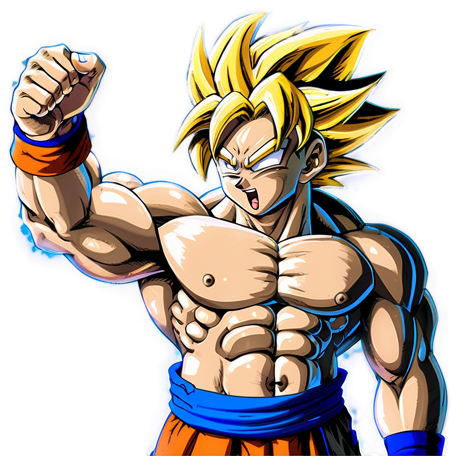 Goku Achieving Ssj3 Look Png 69 PNG image