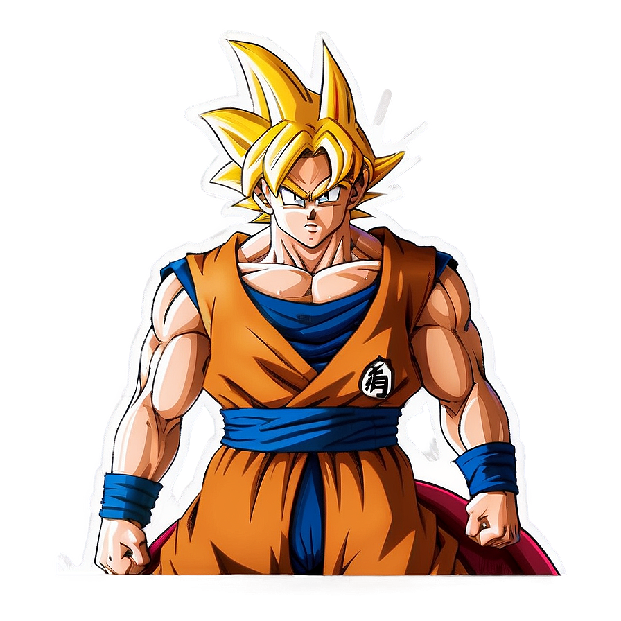 Goku Base Form With Tail Png 76 PNG image