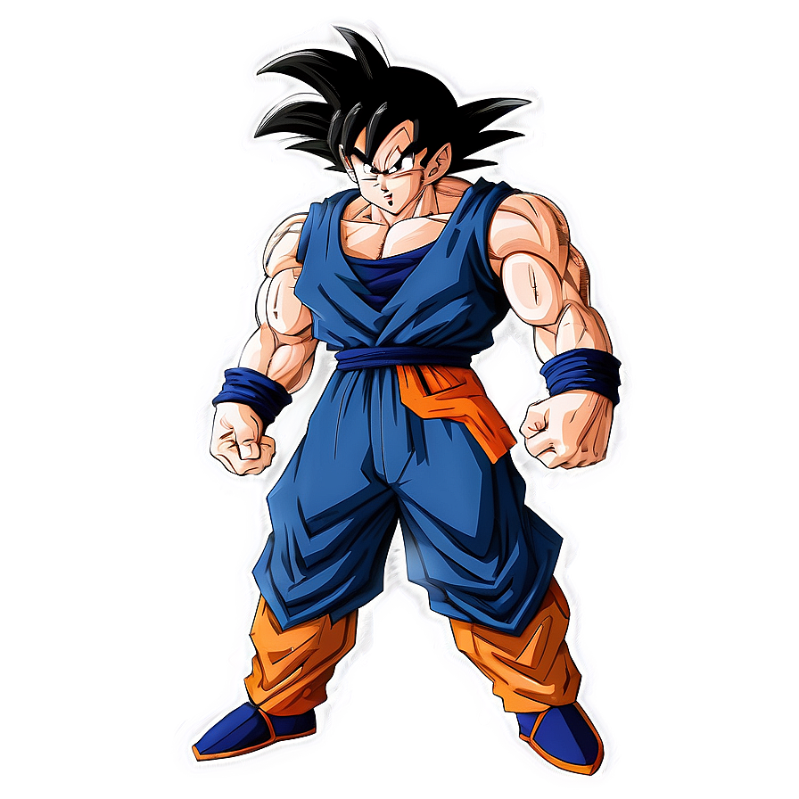 Goku Base Form With Tail Png Nhd91 PNG image