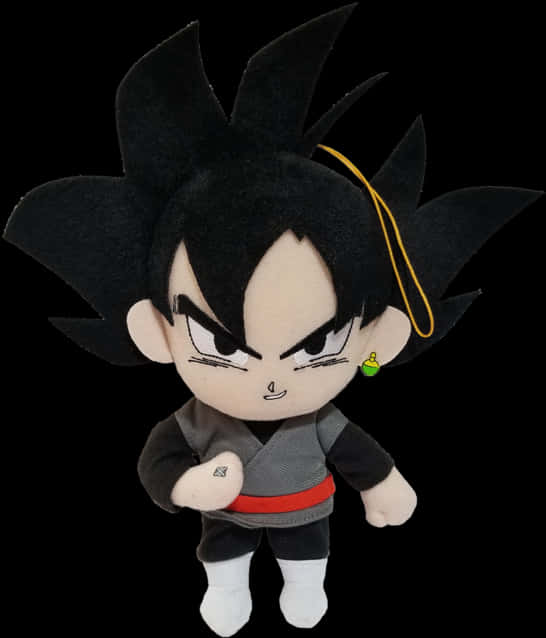 Goku Black Plush Toy PNG image