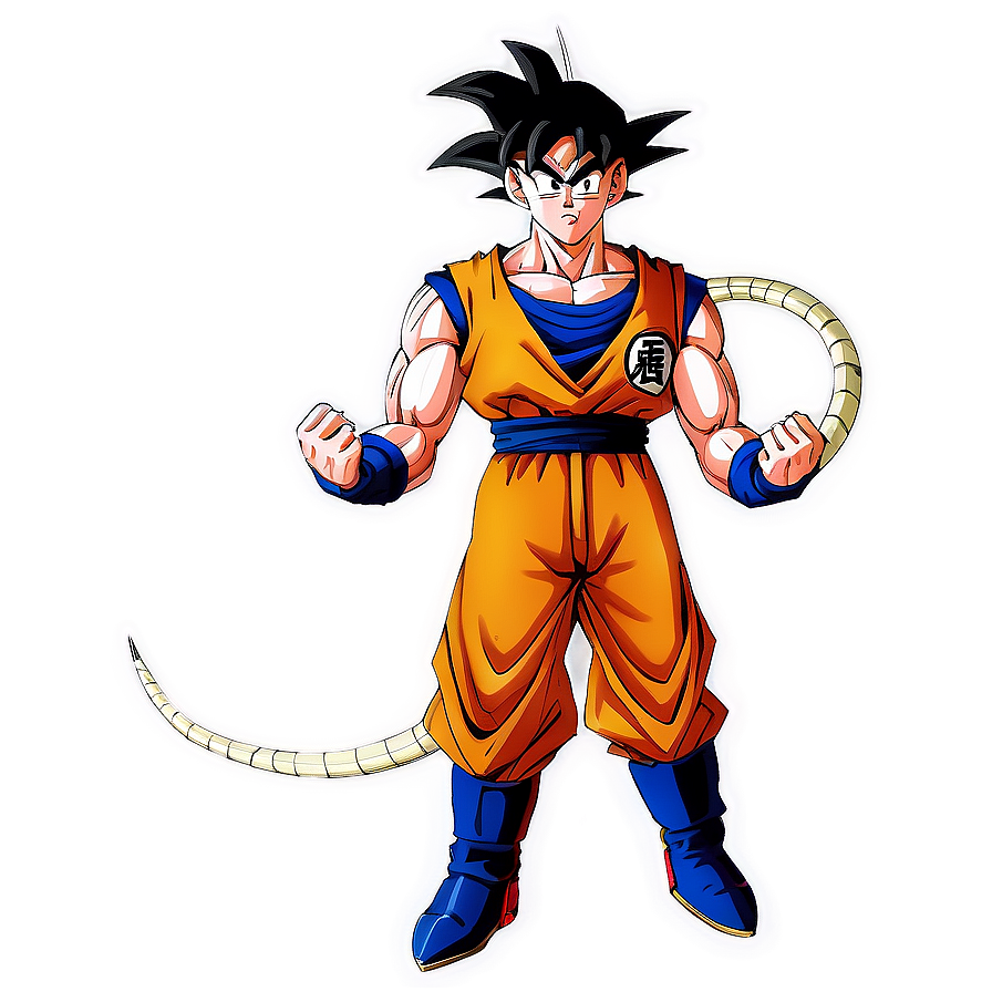 Goku Dragon Ball Z Pose Png Wwp PNG image