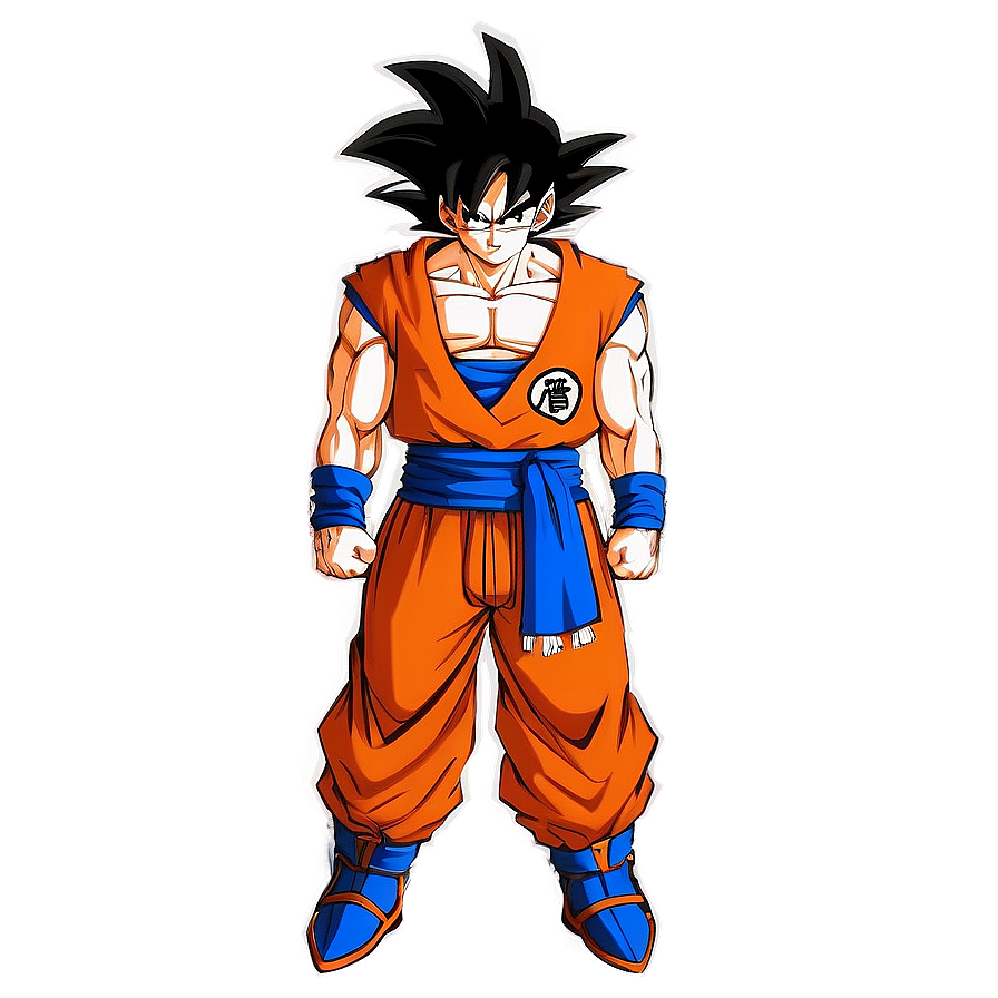 Goku Drip Statement Outfit Png 06212024 PNG image