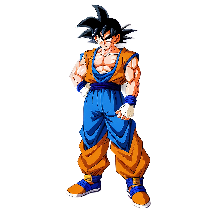 Goku Drip Street Fashion Png 12 PNG image