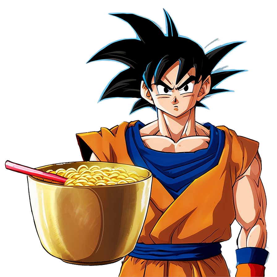 Goku Eating Ramen Png Haf97 PNG image