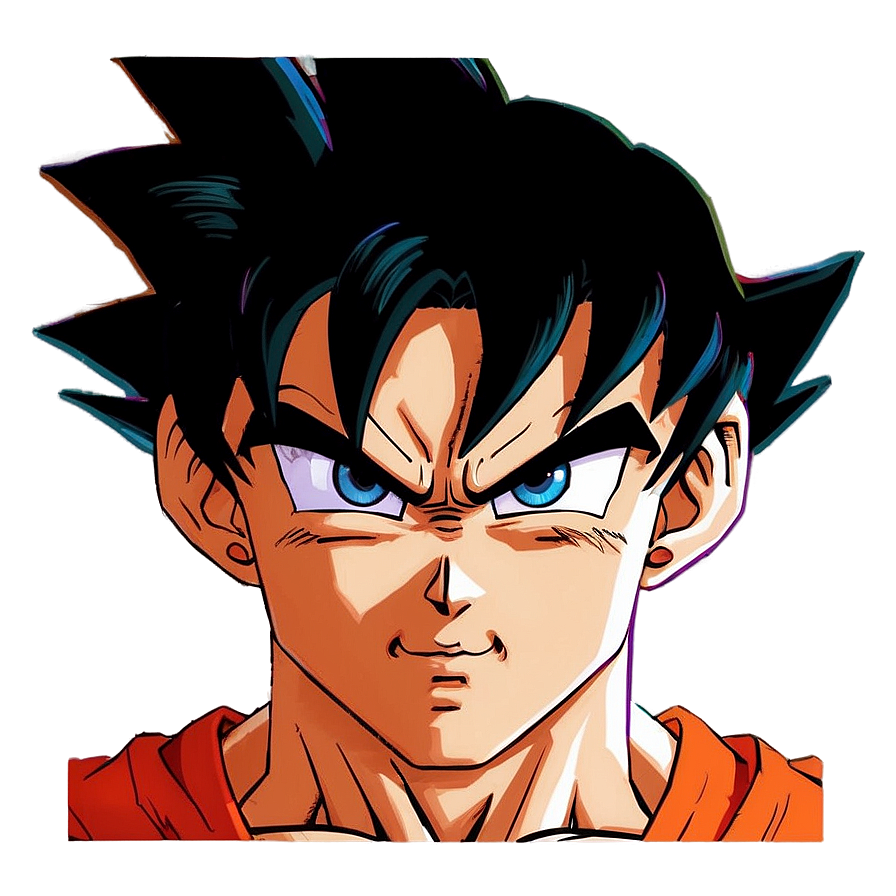 Goku Face Close Up Png 96 PNG image