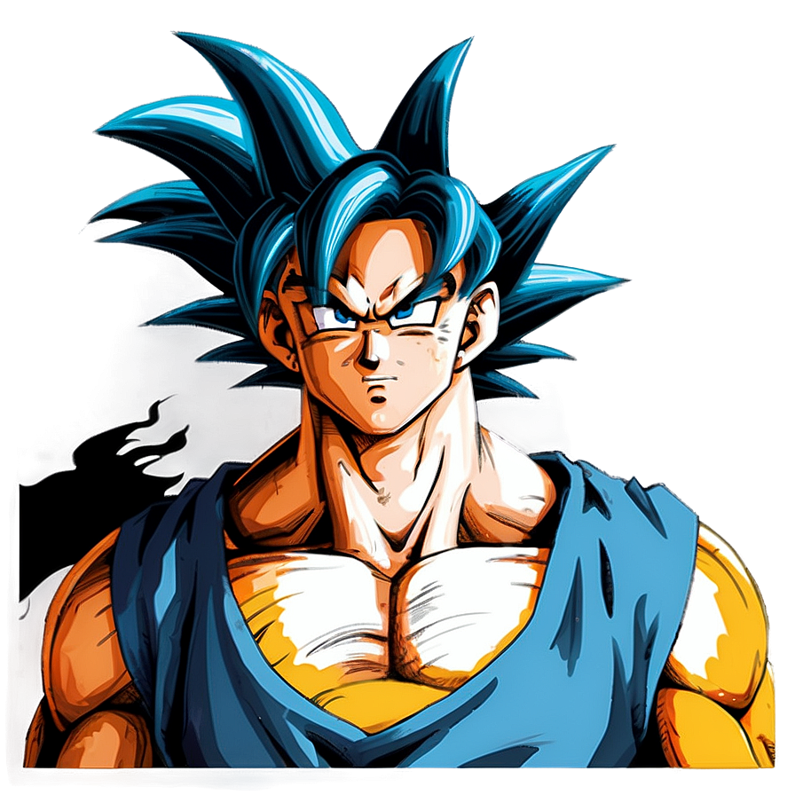 Goku Hair Detail Png 06122024 PNG image