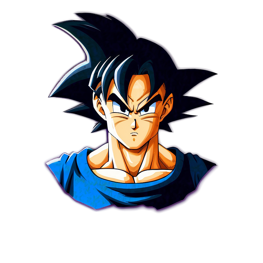 Goku Hair Front View Png Wrx57 PNG Image